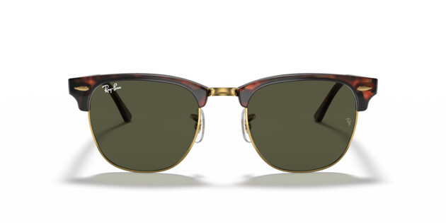 Ray-Ban Herren Havana,Goldfarben Clubmaster 0Rb3016 W0366 Kunststoff Panto Havana/Goldfarben Sonnenbrille Mit Sehstärke, Verglasbar; Sunglasses; Auch Als Gleitsichtbrille
