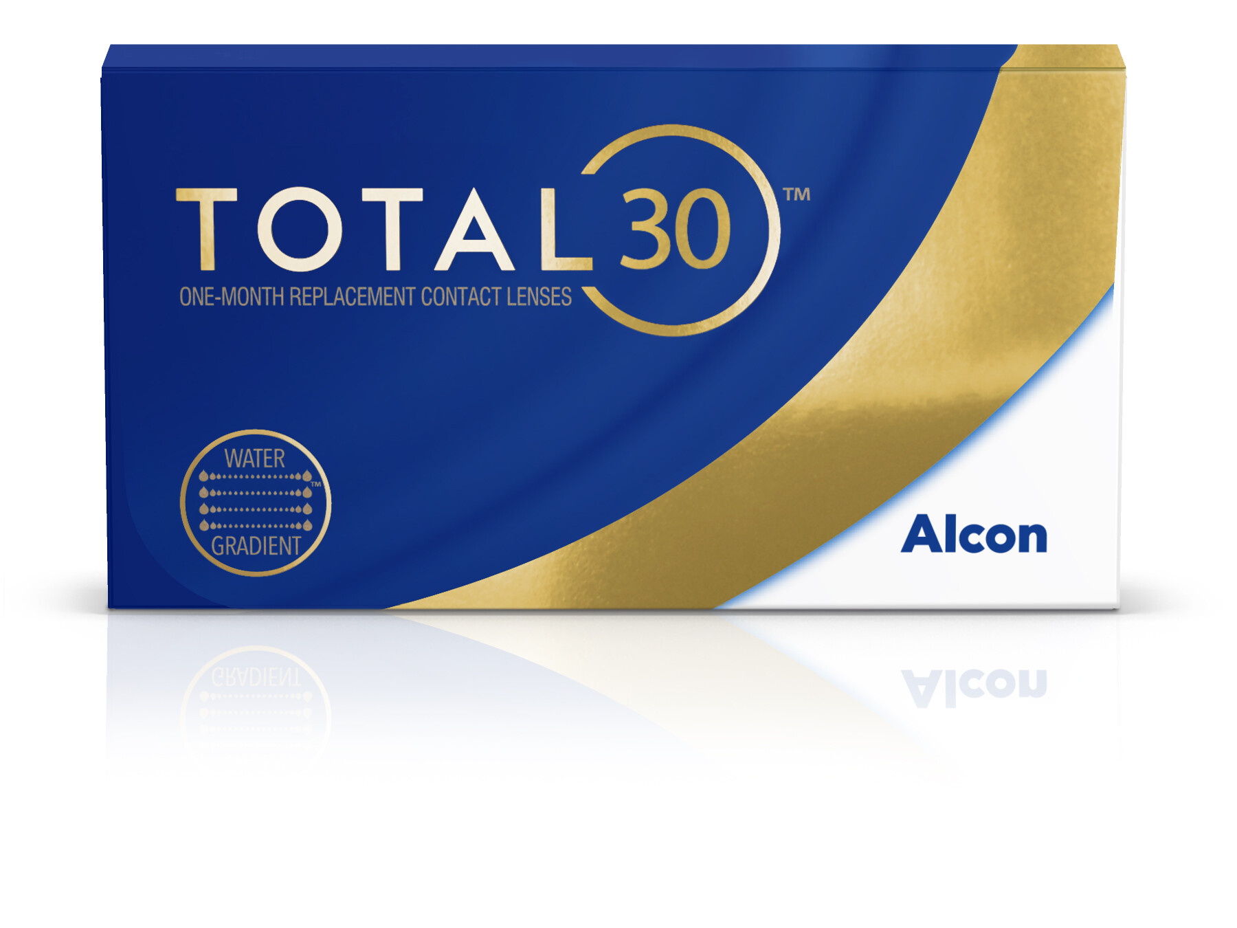 Total30® Sphärische Monatslinsen aus Silikon-Hydrogel, 6 Stück Packung für tägliche Trageanforderungen