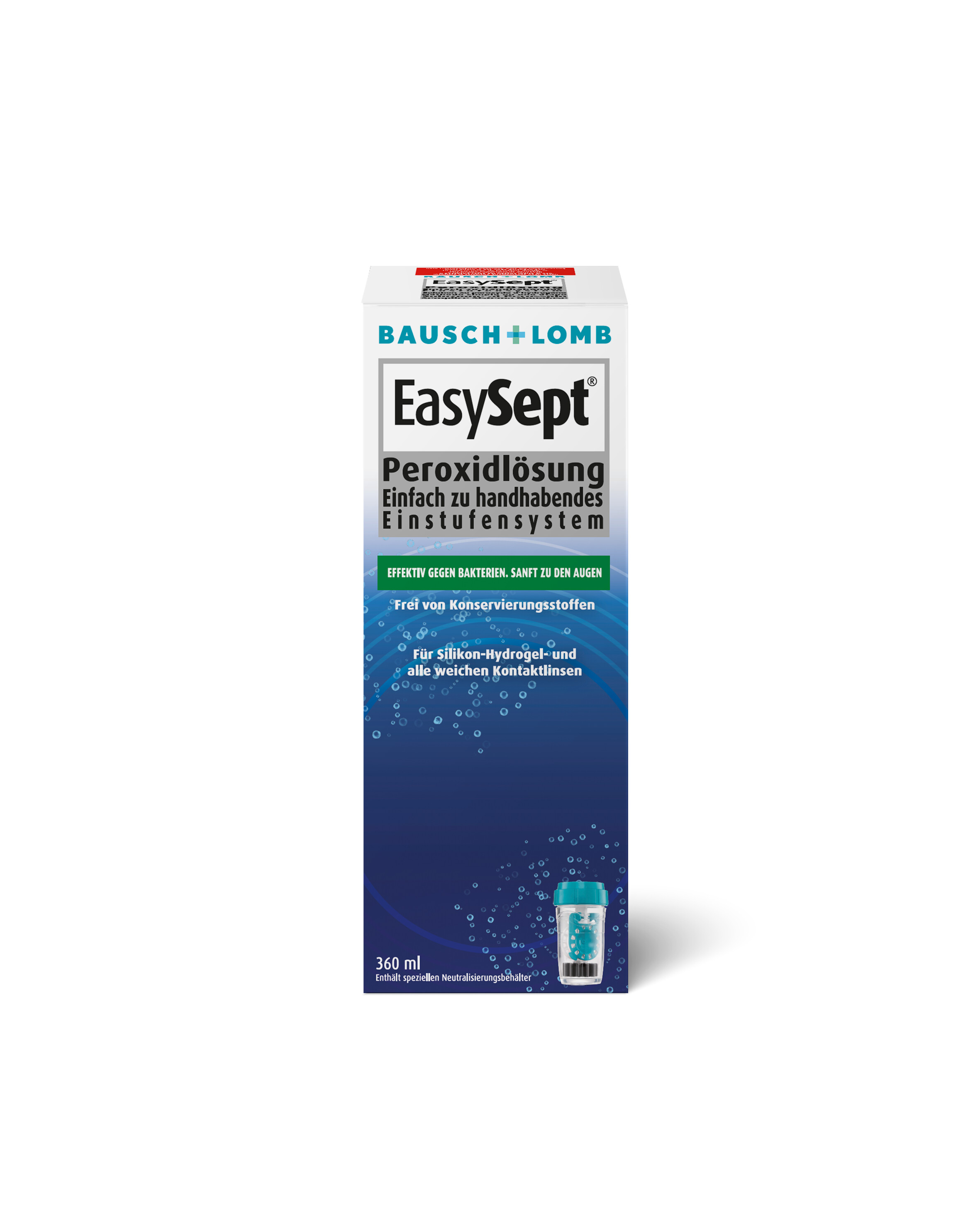 Easysept Unisex Easysept® Peroxid Pflege Standardgröße 360 Ml Kontaktlinsen-Pflegemittel; -Flüssigkeit; -Lösung; -Reinigungsmittel; Kontaktlinsen