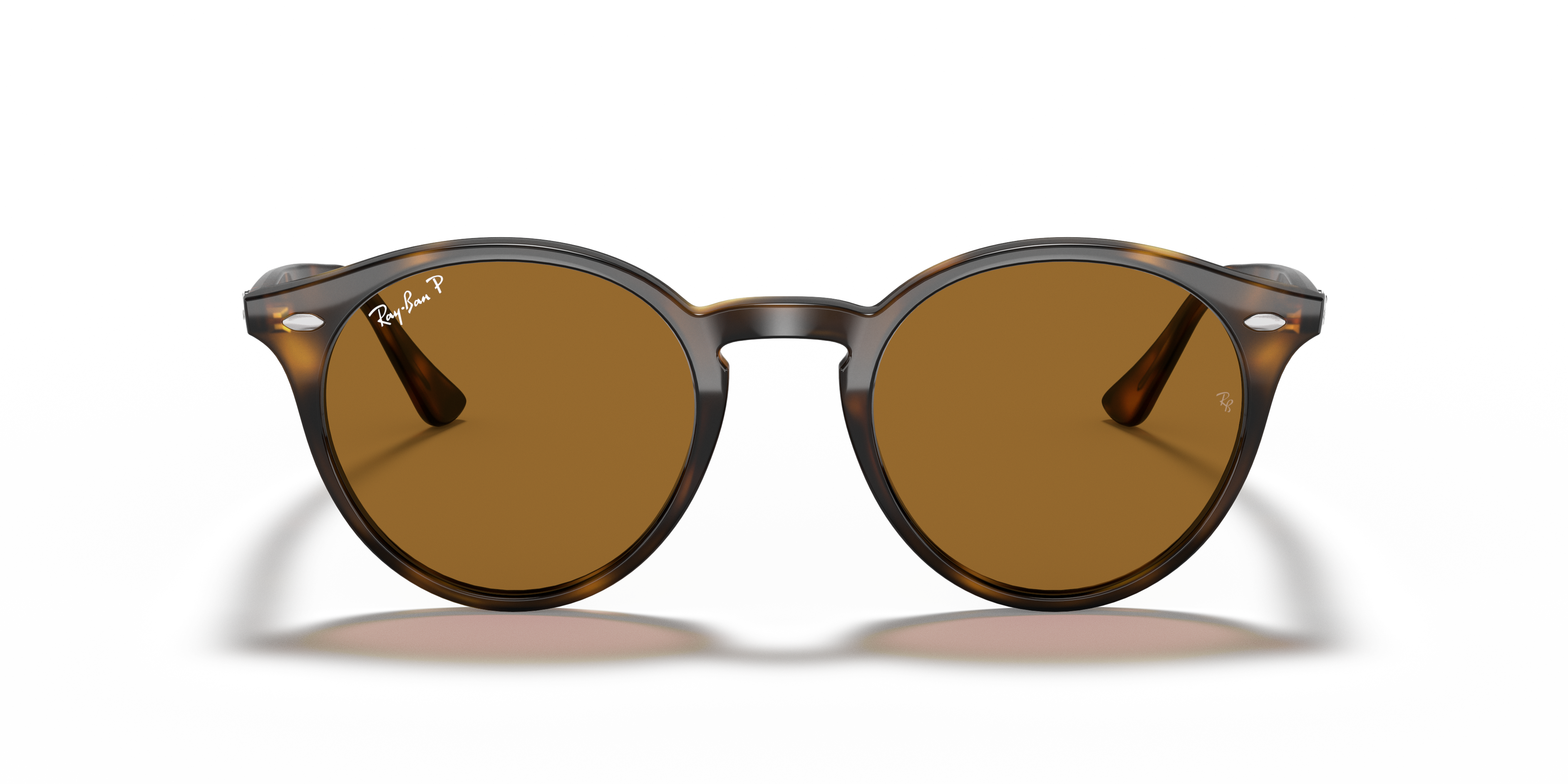 Ray-Ban Unisex Havana Rb2180 0 710/83 Polarisiert Kunststoff Rund Sonnenbrille Mit Sehstärke, Verglasbar; Sunglasses; Auch Als Gleitsichtbrille