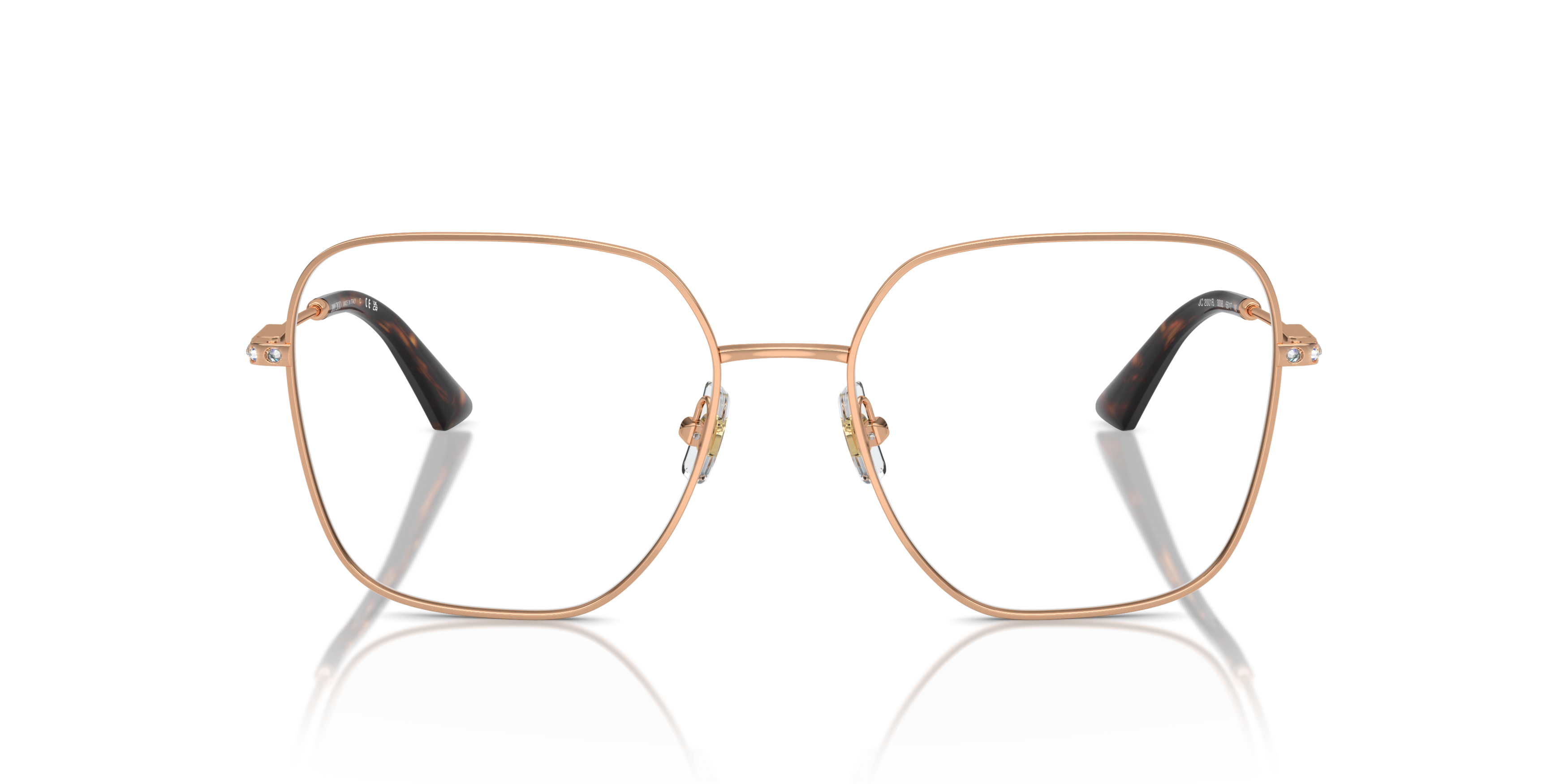 Jimmy Choo Damen Schwarz Jc2001b 0 3008 Metall Panto / Brille Online; Brillengestell; Fassung; Auch Als Gleitsichtbrille