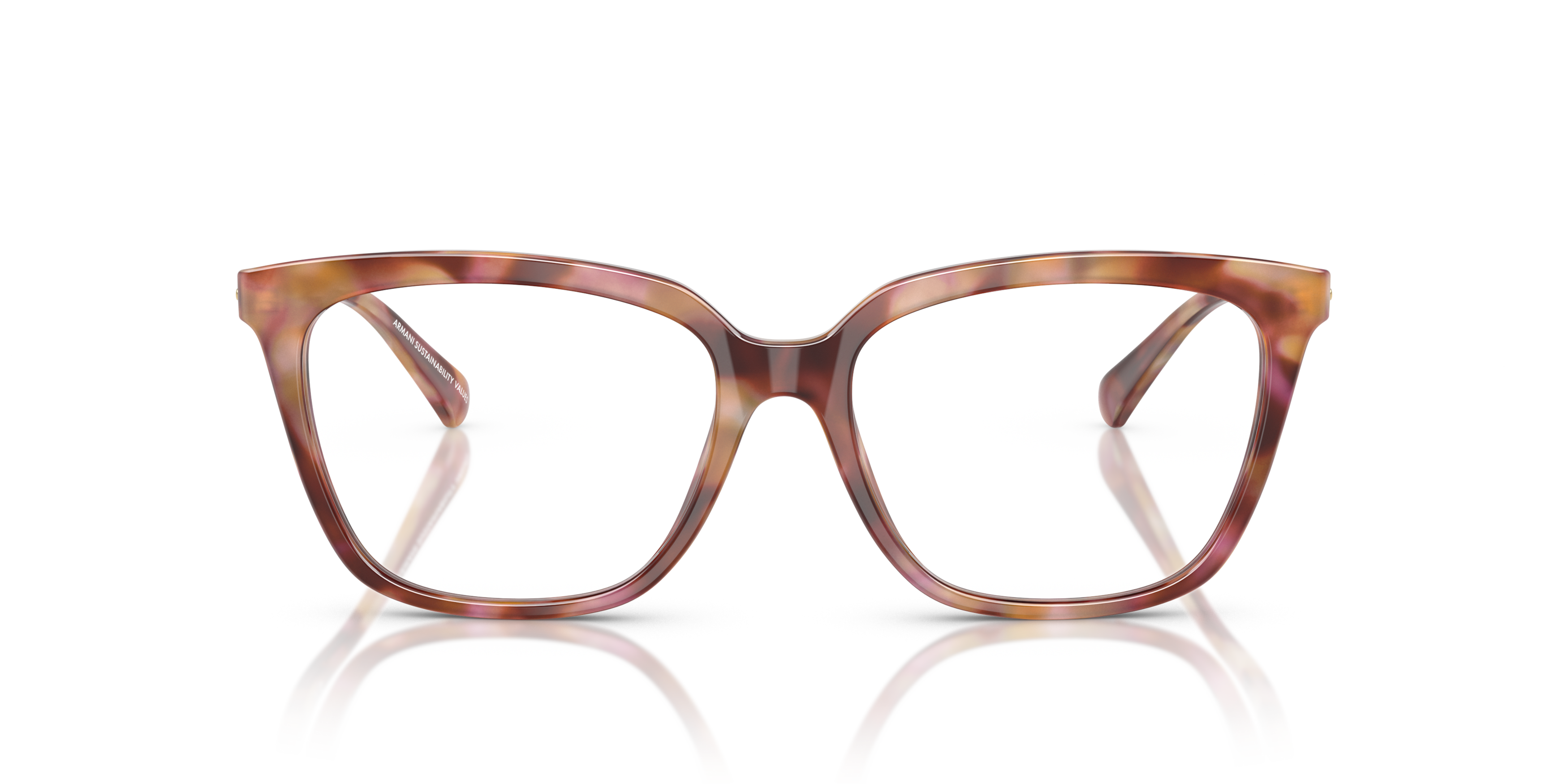 Emporio Armani Damen Havana,Petrol Ea3248 0 6196 Kunststoff Schmetterling / Cat-Eye Havana/Petrol Brille Online; Brillengestell; Fassung; Auch Als Gleitsichtbrille