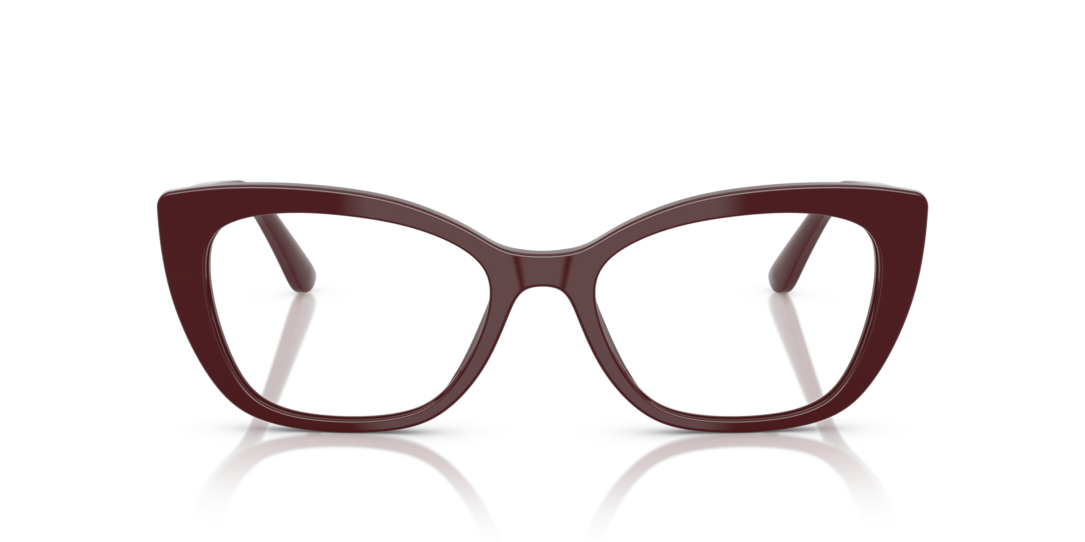 Dolce&Gabbana Damen Dunkelrot,Dunkelrot 0Dg3398 3091 Kunststoff Schmetterling / Cat-Eye Dunkelrot/Dunkelrot Brille Online; Brillengestell; Fassung; Auch Als Gleitsichtbrille