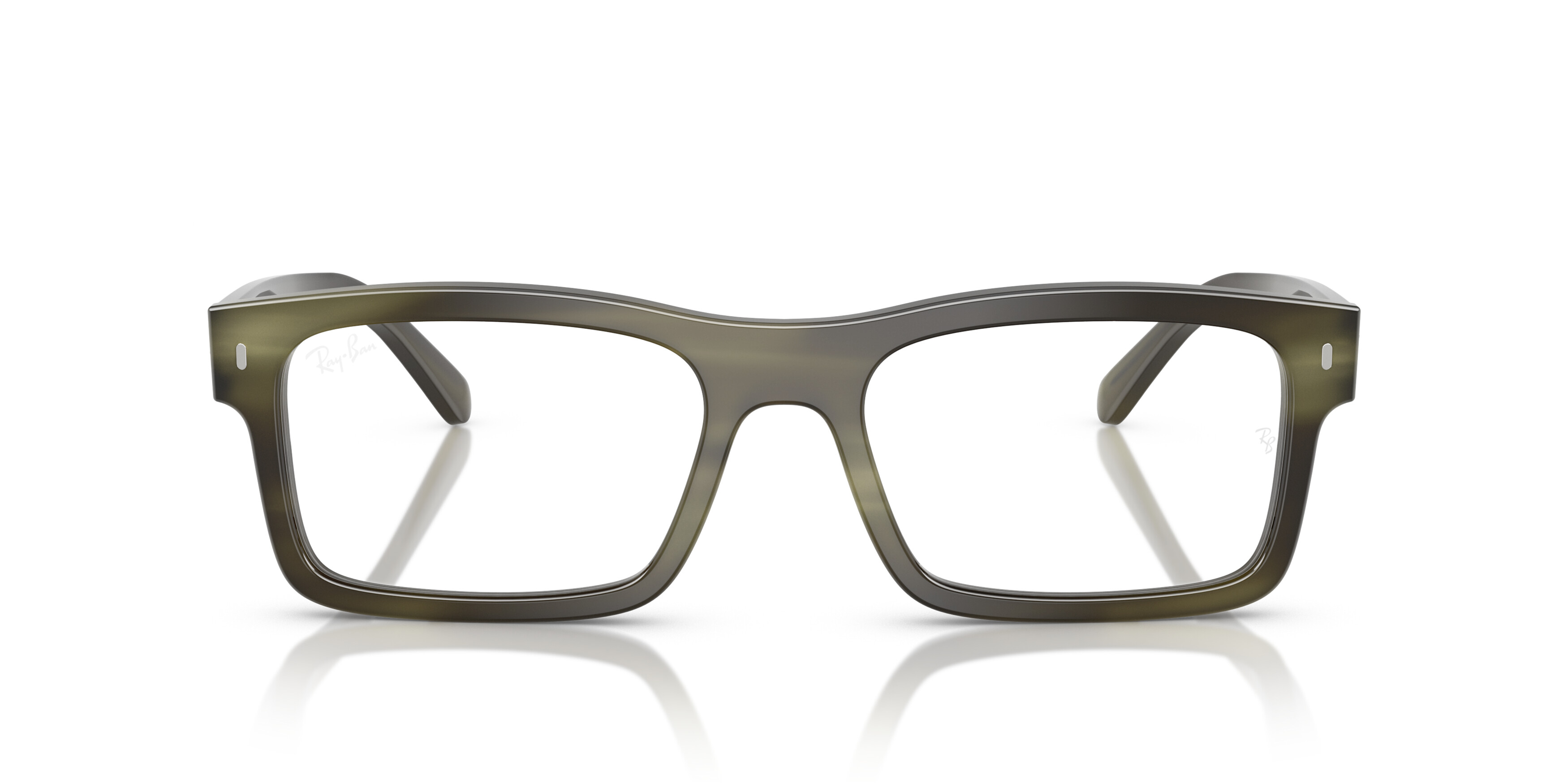 Ray-Ban Herren Havana,Petrol Rb5435 Optics 0Rx5435 8405 Kunststoff Rechteckig Havana/Petrol Brille Online; Brillengestell; Fassung; Auch Als Gleitsichtbrille