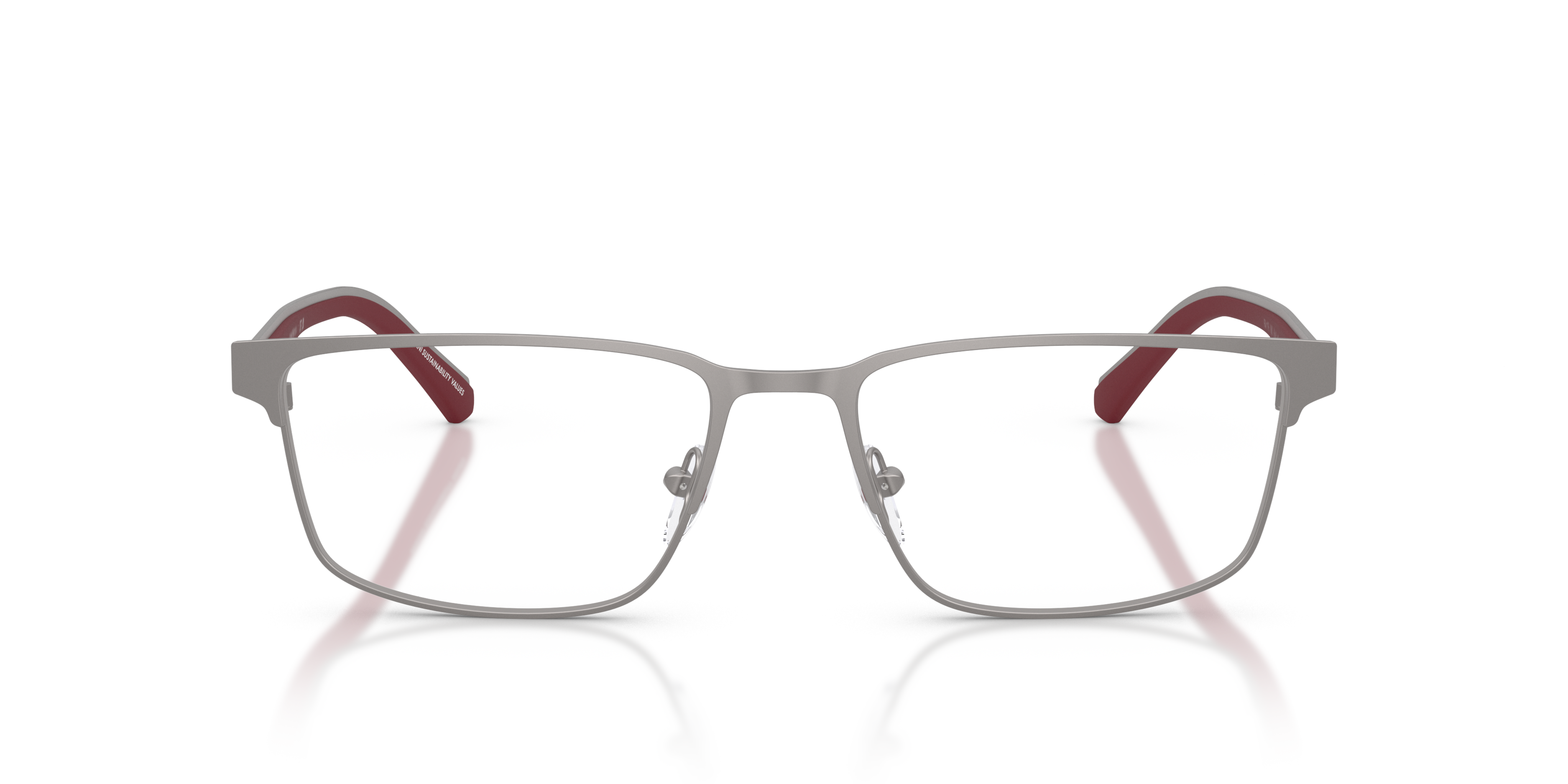 Emporio Armani Herren Grau Ea1175 0 3032 Metall Rechteckig / Brille Online; Brillengestell; Fassung; Auch Als Gleitsichtbrille
