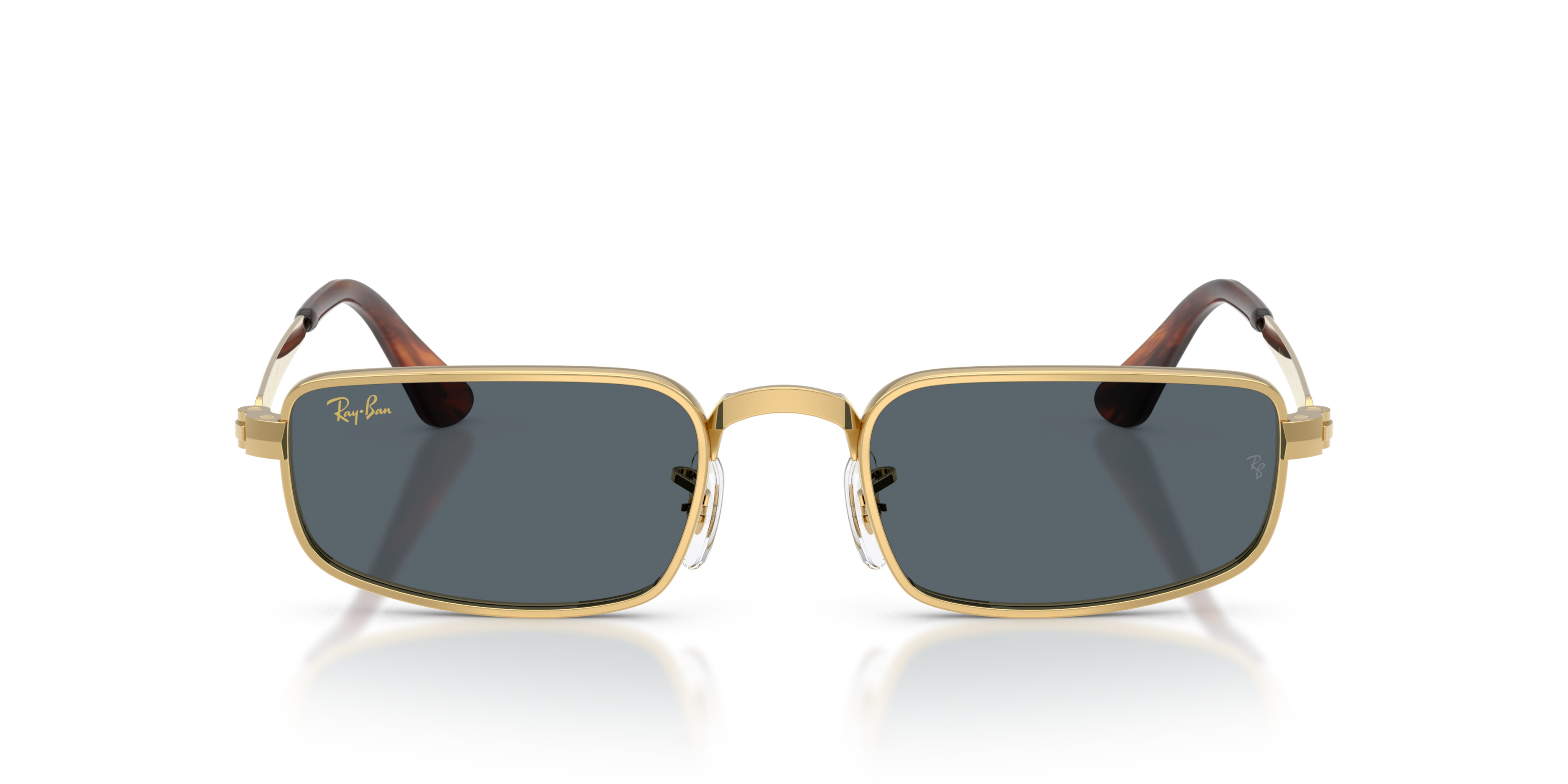 Ray-Ban Unisex Grau,Petrol Rb3927 By A$Ap Rocky 0Rb3927 001/R5 Metall Rechteckig Grau/Petrol Sonnenbrille Mit Sehstärke, Verglasbar; Sunglasses; Auch Als Gleitsichtbrill