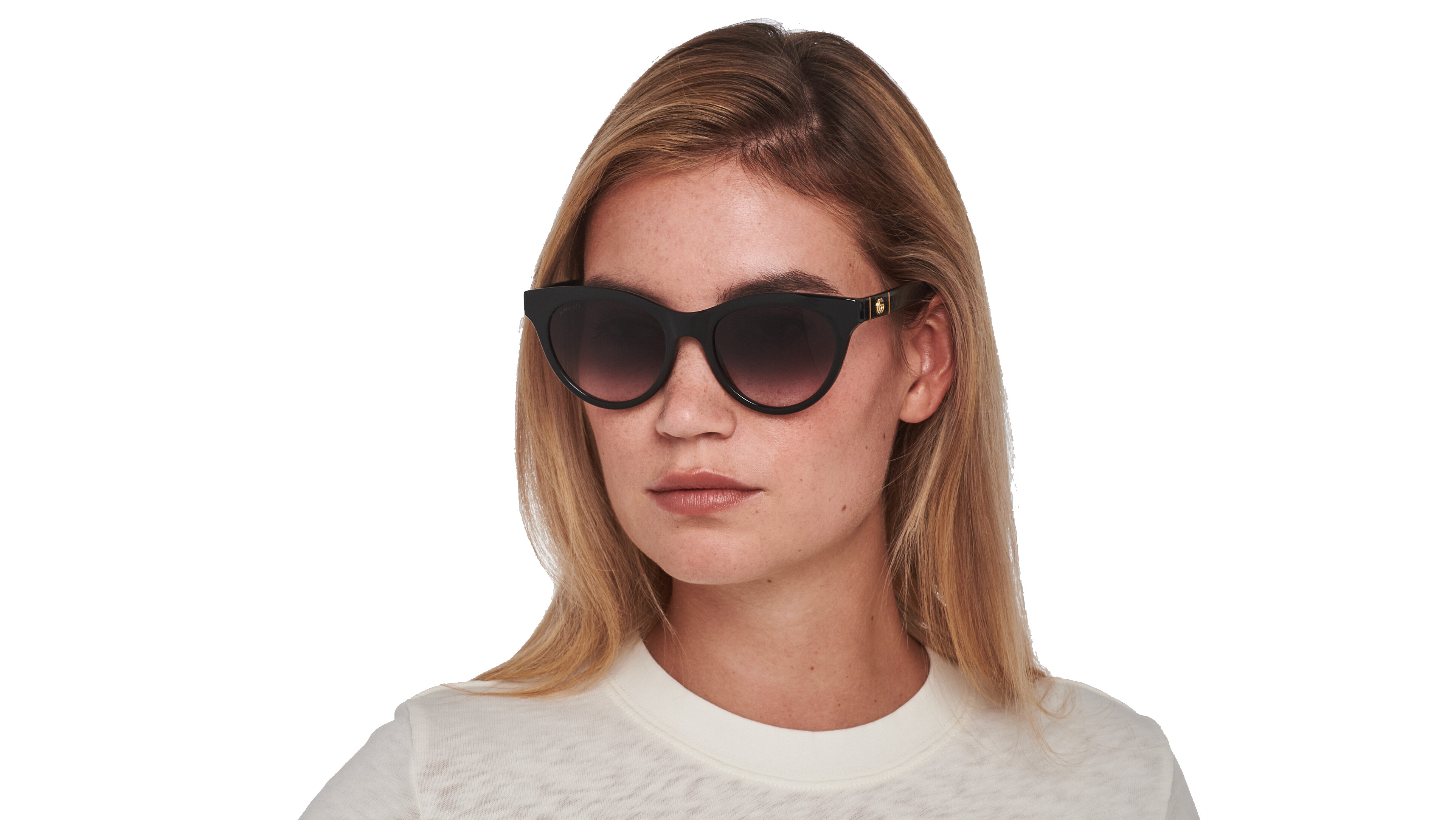 Gucci GG0763S 001 Damen Sonnenbrille in Schwarz | Apollo Online-Shop