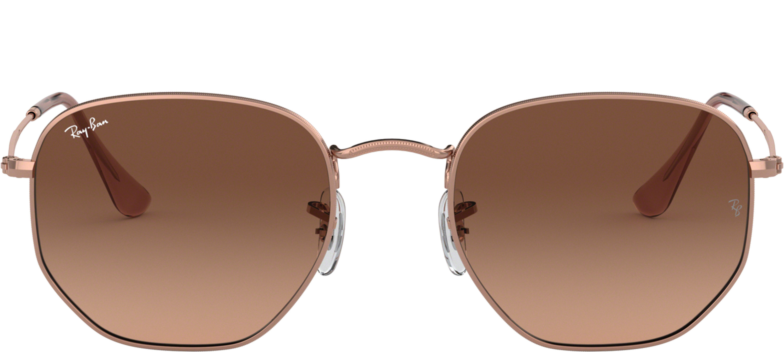 Unisex RayBan Hexagonal 0RB3548N 9069A5 8056597077316 Pearle