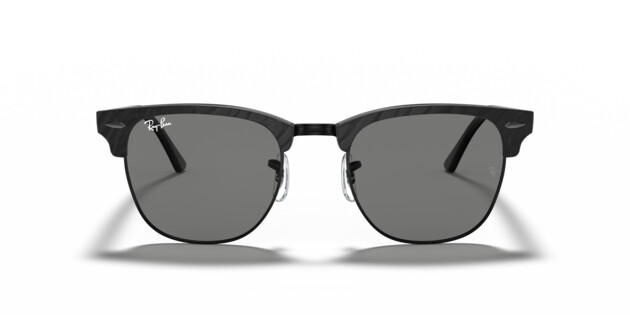 Ray-Ban Herren Schwarz,Schwarz Clubmaster 0Rb3016 1305B1 Kunststoff Panto Schwarz/Schwarz Sonnenbrille Mit Sehstärke, Verglasbar; Sunglasses; Auch Als Gleitsichtbrille