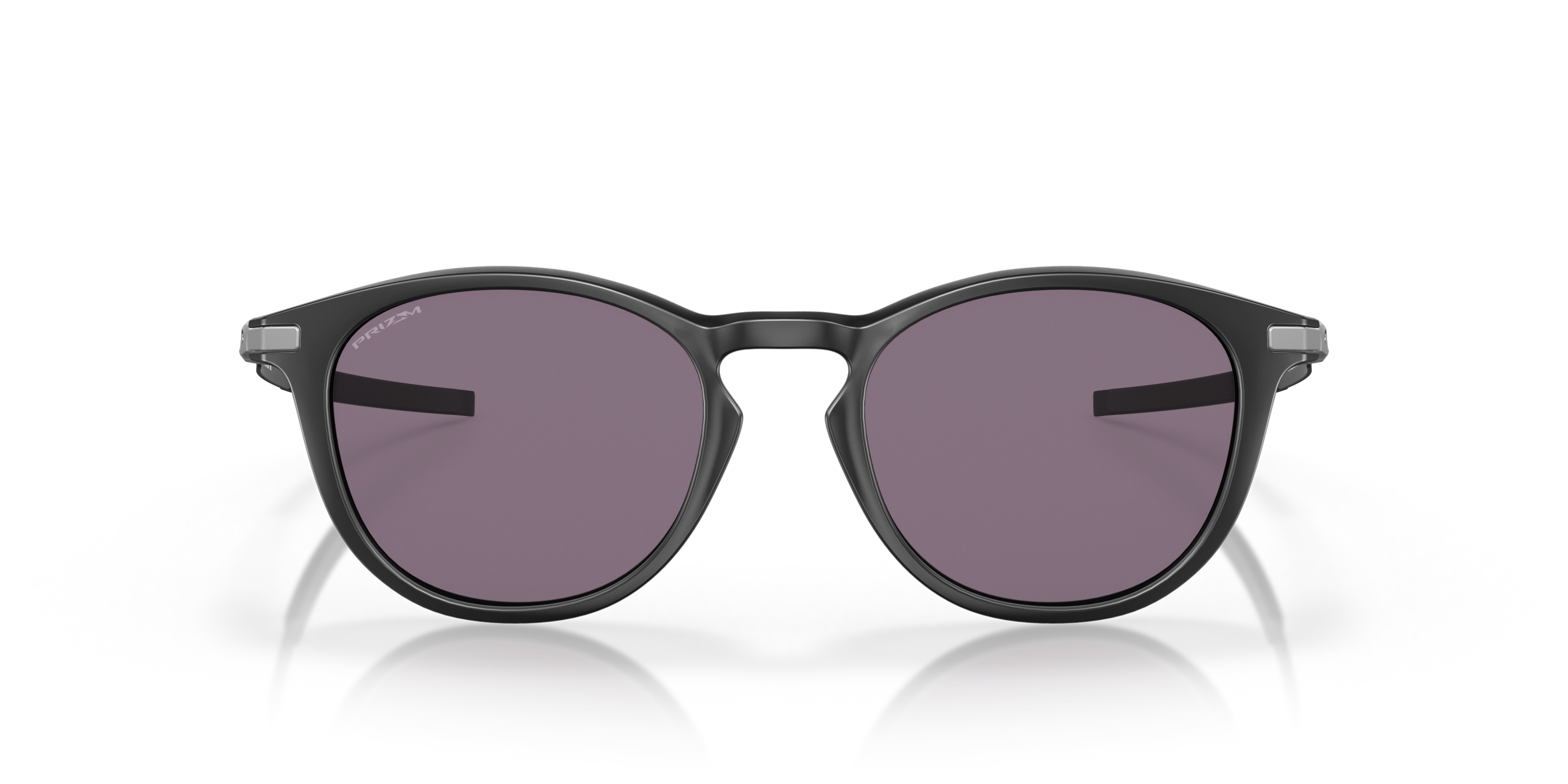 Oakley Pitchman R 0OO9439 943901 Sonnenbrille für Herren, Rundes Vollrandmodell aus Kunststoff in Schwarz, Größe Klein, Verglasbar
